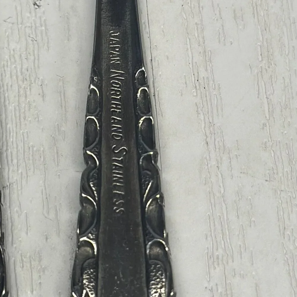 Northland Oneida Stainless Steel Love Story set‎ 6 Cocktail Seafood Forks Japan